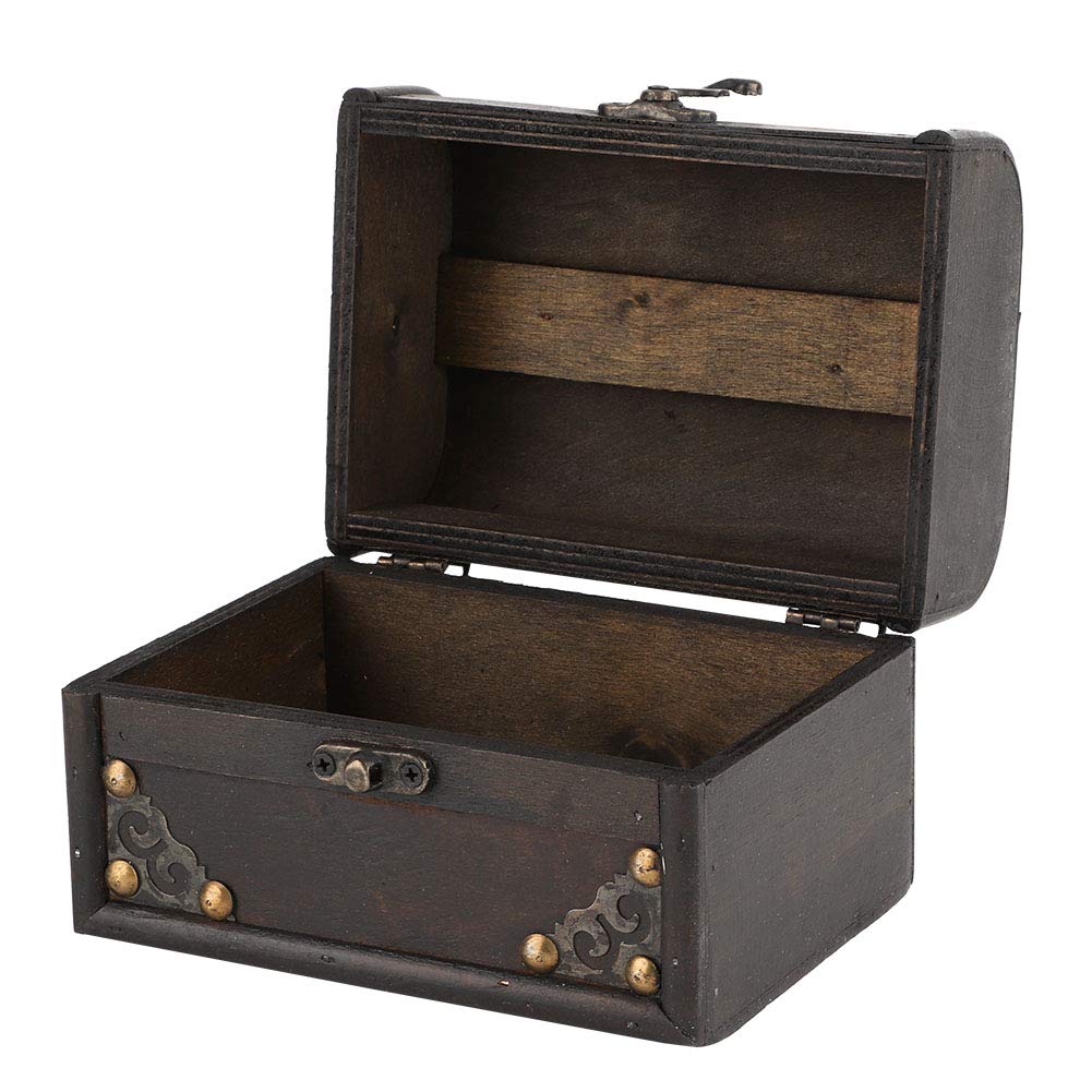 Oumefar Jewelry Storage Box - Retro Desktop Organizer for Home Decor & Photo Props
