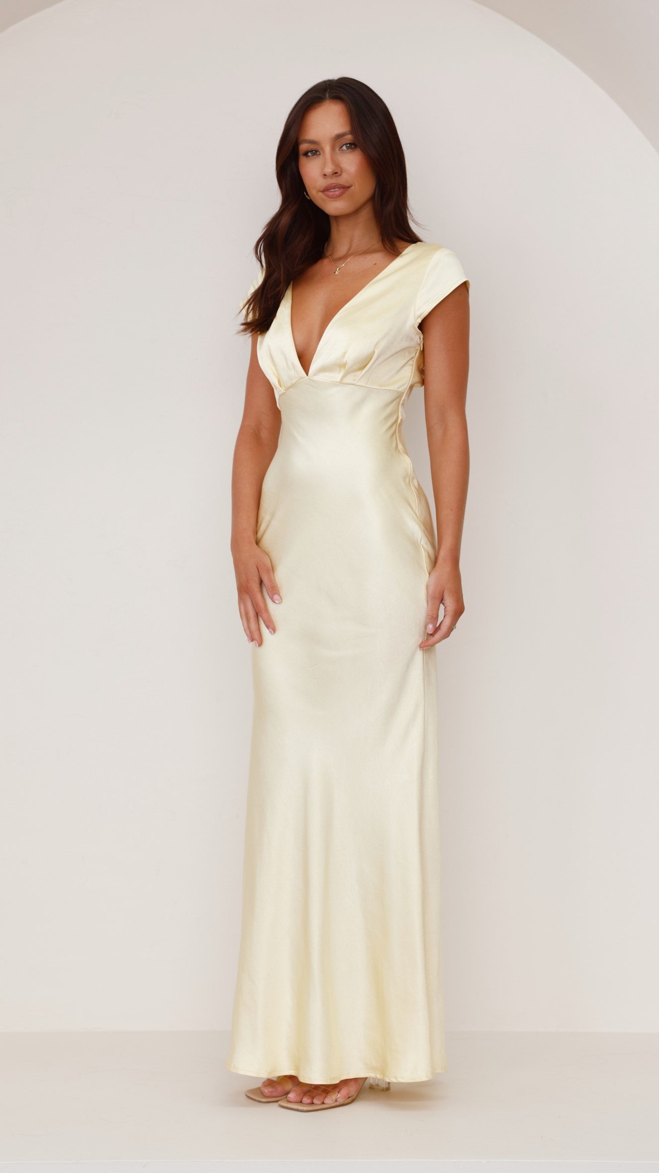 Amelia Maxi Dress for Women - Flowy Long Summer Dress in Yellow | Perfect for Beach, Vacation, and Casual Outings