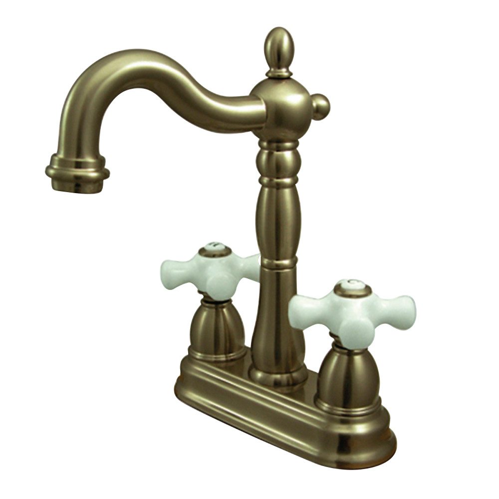 Stainless Steel Hook Spout Bar Faucet - No Pop-Up Rod - Perfect for Kitchen Sinks, Wet Bars, and Commercial Use