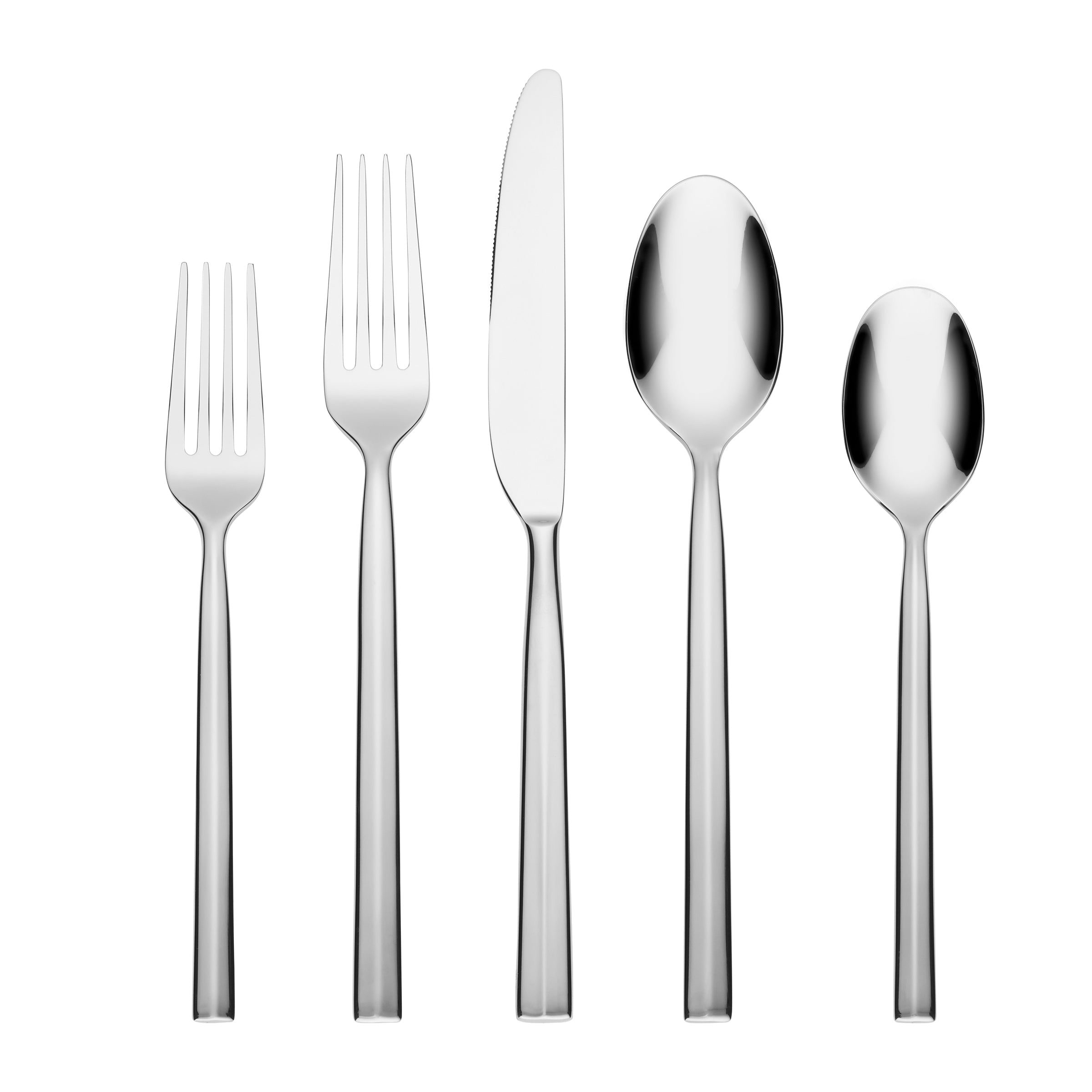 Premium Aero Mirror 20-Piece Stainless Steel Flatware Set - Elegant Silverware for Dining, Kitchen, and Entertaining - Perfect for Weddings, Restaurants, and Home Use
