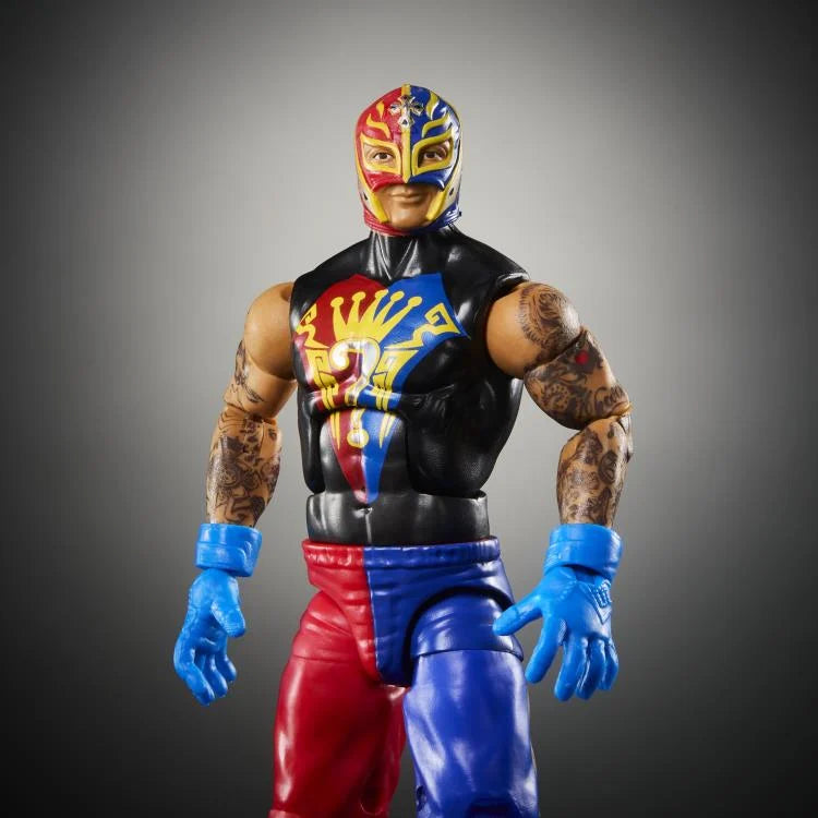 Rey Mysterio WWE Elite Collection Greatest Hits 2025 Action Figure - Authentic Wrestling Collectible for Fans & Display - Perfect for Home Decor, Gift Giving, and WWE Memorabilia Collections