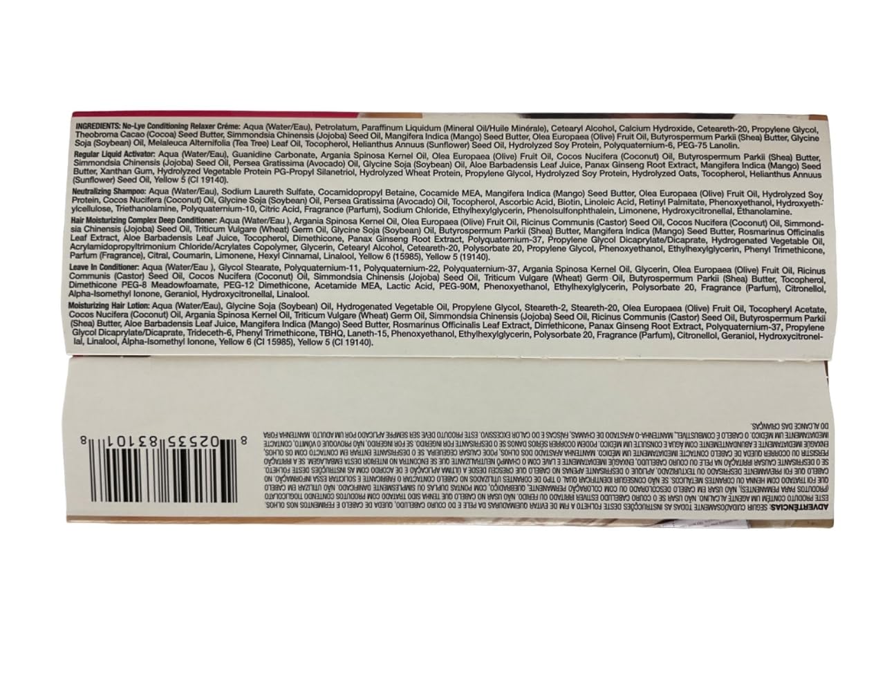Soft & Beautiful No-Lye Relaxer Kit - Pack of 6 | Gentle Hair Straightening Treatment for Natural Hair | Perfect for Home Use & Salon Quality Results