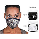 BODICO Washable Leopard Print Face Mask - Reusable & Breathable Fabric - Perfect for Daily Use, Travel, and Outdoor Activities