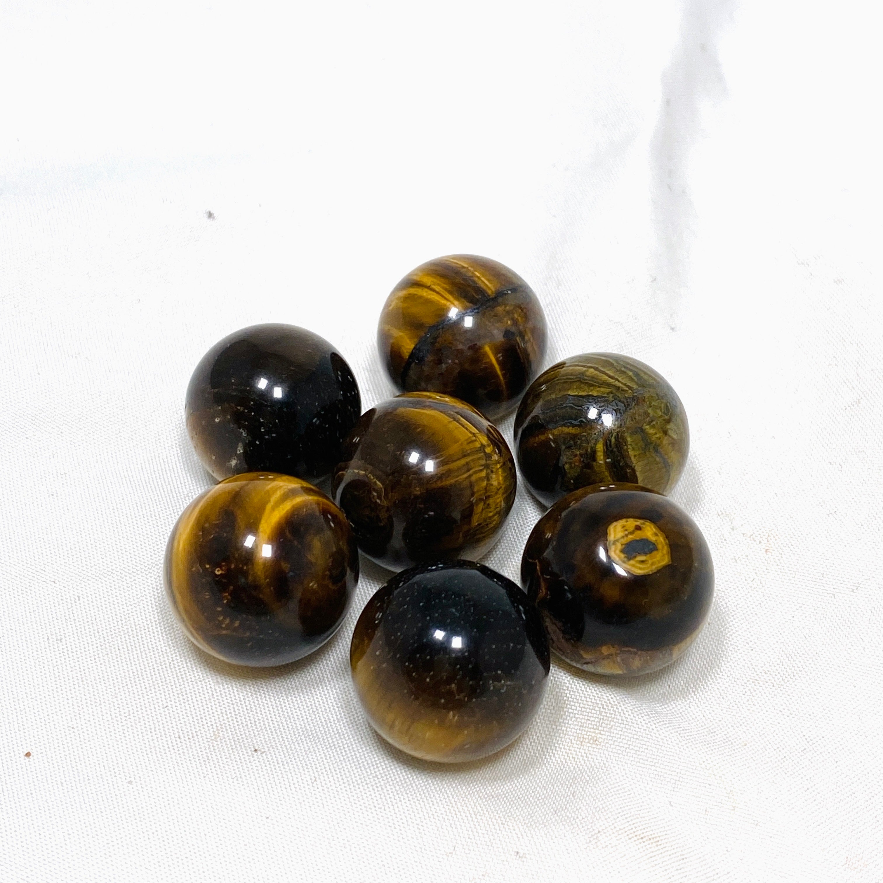 20mm-30mm Mini Spheres Assorted Gemstone Beads for Jewelry Making, DIY Crafts, and Home Decor - Natural Healing Stones for Meditation & Gifts
