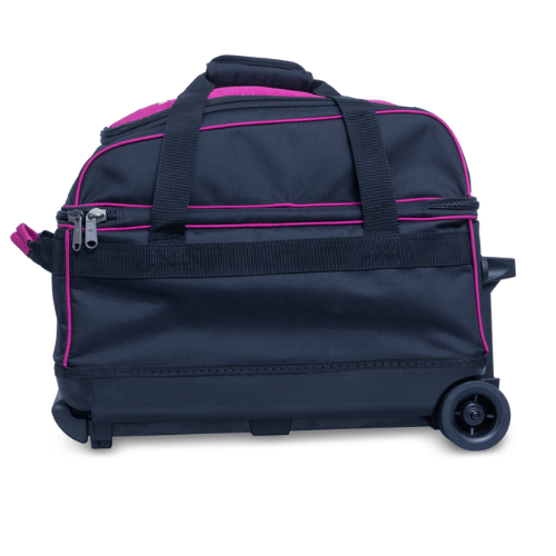 Brunswick Zone Double Roller Raspberry Bowling Bag - Durable & Stylish Bowling Gear for Men & Women - Perfect for League Play, Tournaments & Casual Bowling