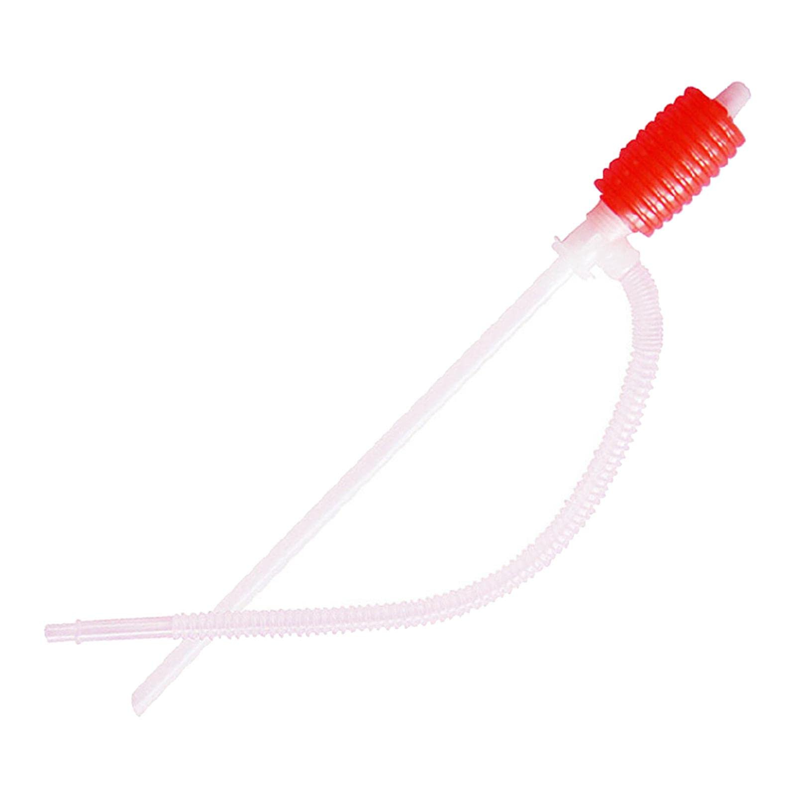 Portable Manual Liquid Transfer Siphon Pump - Hand Operated Fuel Oil Transfer Pump for Gas, Diesel, Water - Perfect for Cars, Fish Tanks, Lawn Mowers & Emergency Use