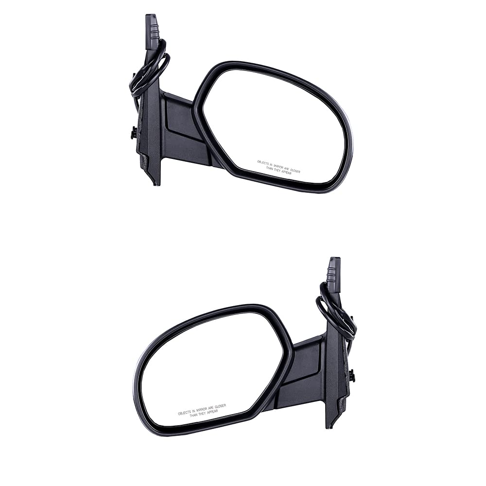 New Pair of Door Mirrors Compatible with 2009-2013 Chevrolet Silverado 1500 - OEM 25776088 & 25776087 Replacement - Perfect for Truck Upgrades & Safe Driving