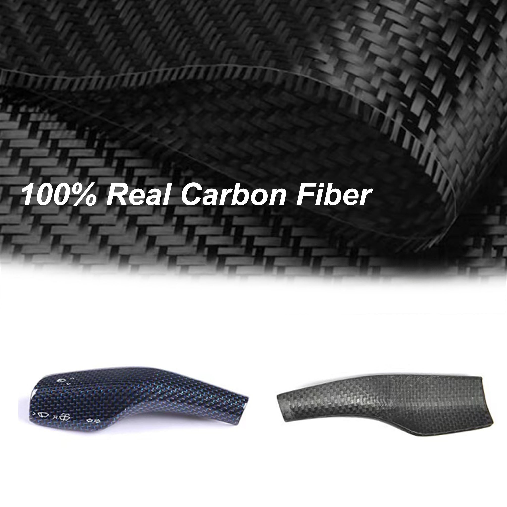 Premium Carbon Fiber Gear Stalk Covers for Tesla Model 3 & Model Y – Scratch Protection & Custom Styling | Interior Accessories for Enhanced Driving Experience