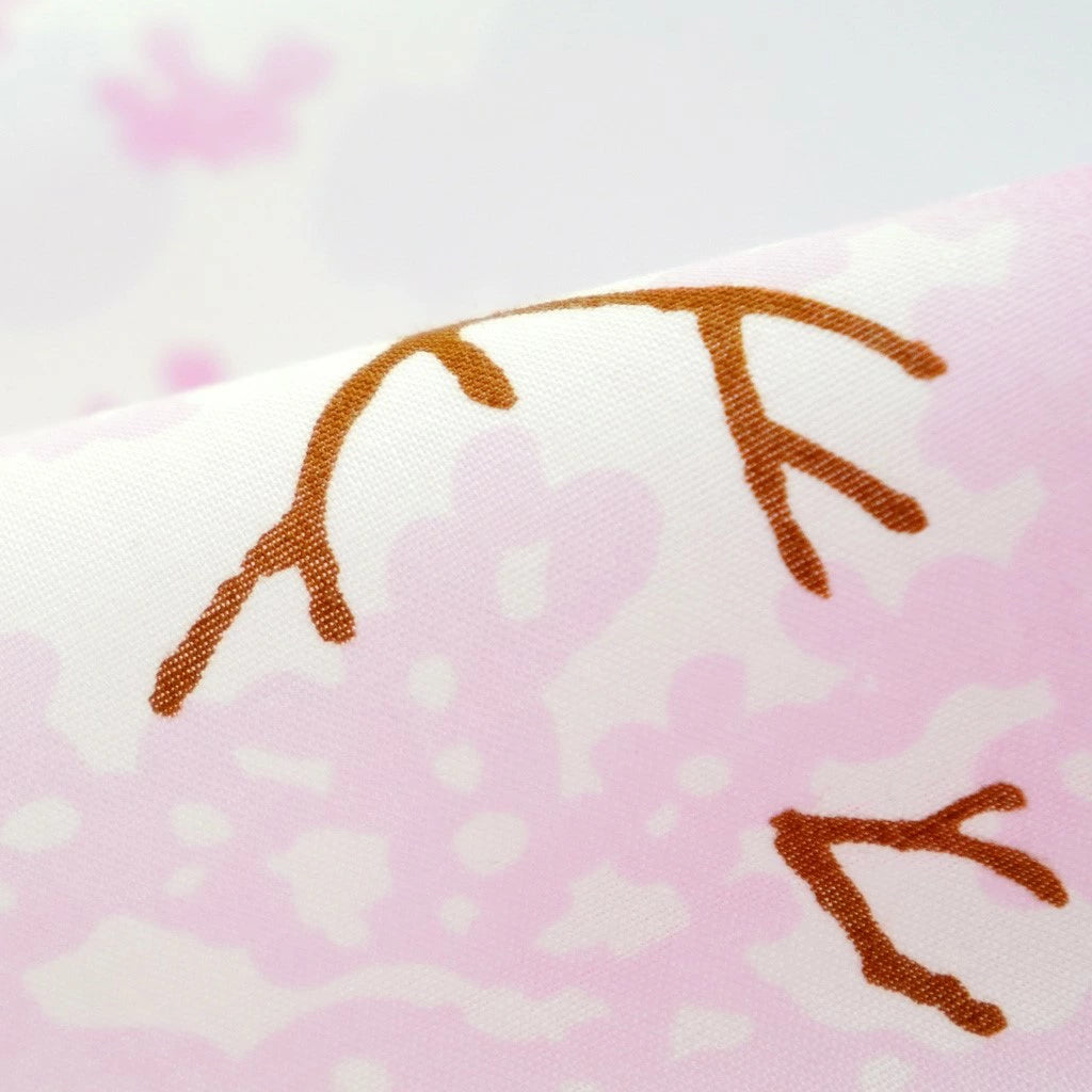 Premium Kyo Yuzen Dyed Tenugui Hand Towel - Kyoto Maruyama Park Weeping Cherry Blossom Design | Authentic Japanese Made in Kyoto | Perfect for Home Decor, Gift & Cultural Experience