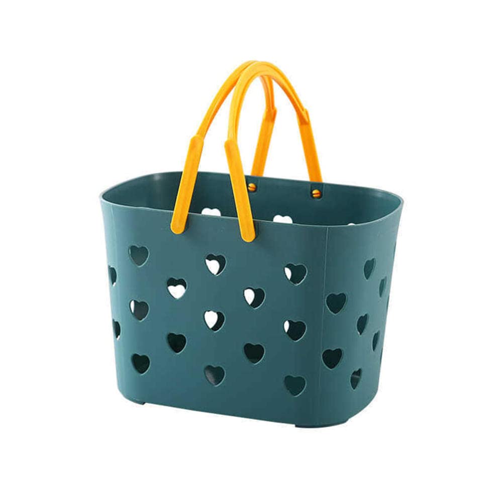 Plastic Storage Basket with Hollow Design - Organize Socks, Underwear, Towels & Cosmetics | Portable Bathroom & Closet Organization Solution