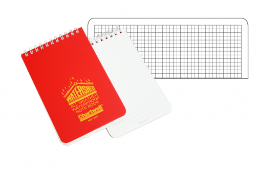 Durable & Waterproof Chartwell 2281 4x6 5mm Graph Field Book - Perfect for Outdoor Surveys, Engineering Projects, and Scientific Research