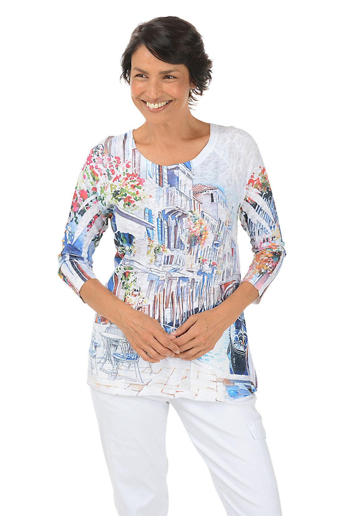 Venice Sequin Pocket Knit Top for Women - Glittery Party Blouse with Pockets | Perfect for Night Out, Club Wear & Holiday Celebrations
