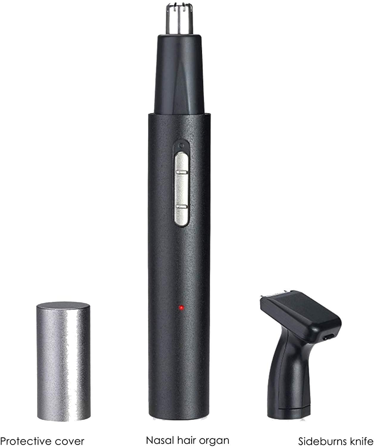 USB Rechargeable Nose & Ear Hair Trimmer for Men & Women - Painless Professional Grooming Kit with Waterproof Dual Edge Blades (Easy Cleaning) - Perfect for Travel, Home & Personal Care Routines