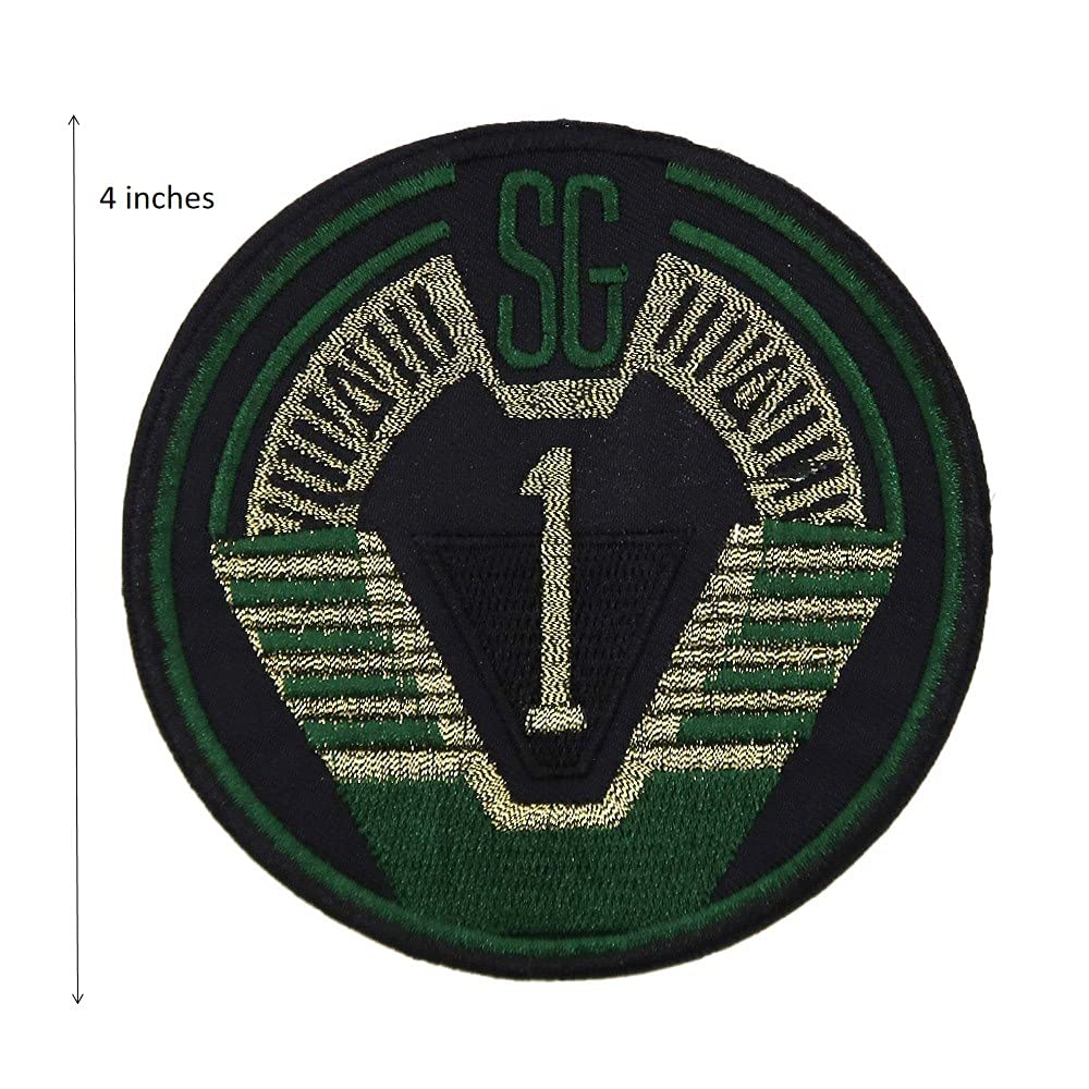 Stargate Halloween Costume Embroidered Iron On Patches for Cosplay, Jackets & DIY Crafts - Perfect for Costume Parties & Sci-Fi Events