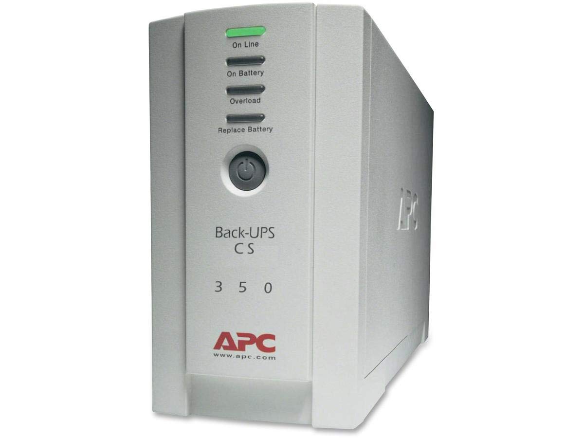 APC BK350 350VA Battery Backup UPS Surge Protector - Reliable Power Supply for Home Office, Computer, Router & Electronics During Outages