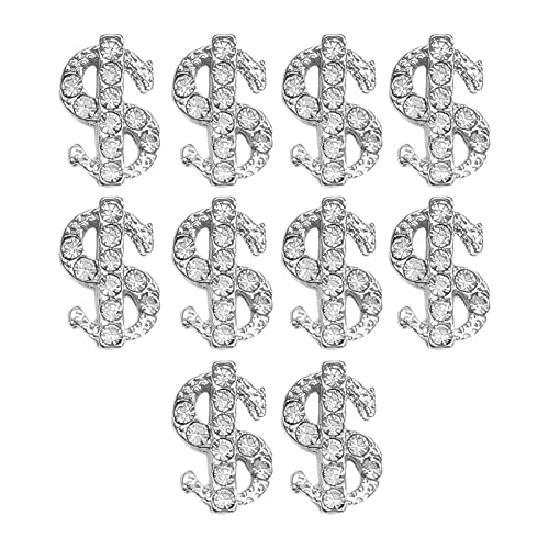 3D Nail Rhinestones for Women - 10Pcs/Bag Various Shape Alloy Nail Art Decorations | DIY Manicure Jewelry for Home, Salon & Party Use | Perfect Gift for Nail Lovers & Beauty Enthusiasts | Wedding, Prom, Holiday & Special Occasion Nail Decor | Ideal for Bridal, Prom, Party & Festival Nail Designs