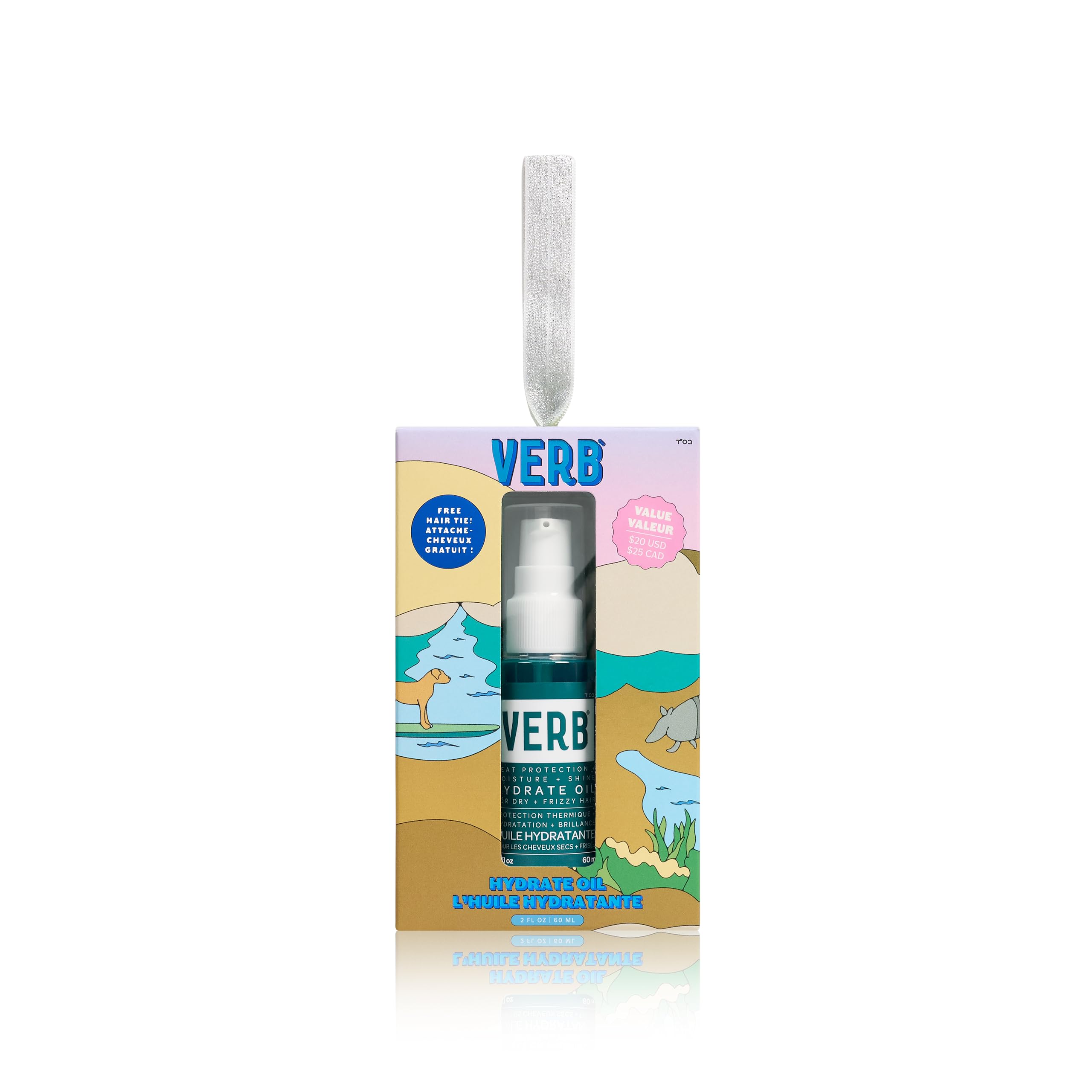 VERB Hydrate Oil - Lightweight Hydrating Hair Oil for Dry & Damaged Hair | Nourishing Treatment with Argan & Coconut Oils | Perfect for Daily Use, Styling & Split End Repair