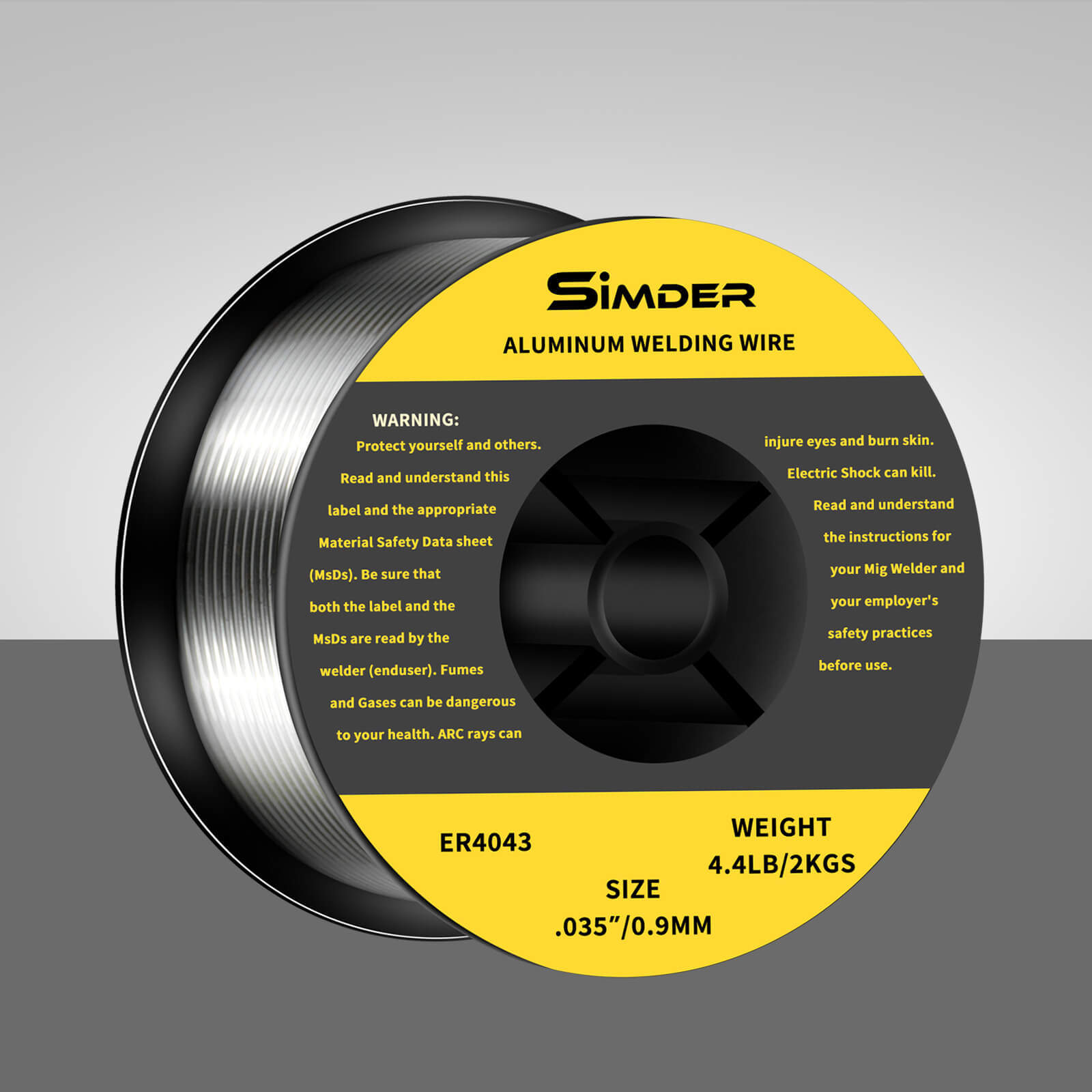 ER4043 .035 Aluminum Silicon Welding Wire - High-Quality for TIG & MIG Welding - Perfect for Automotive, Marine & DIY Metal Fabrication Projects