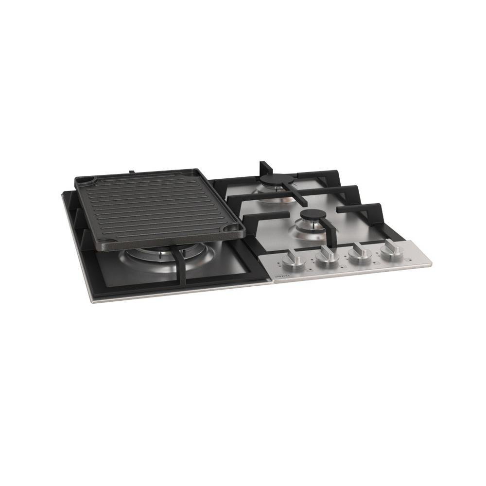 Ancona AN-21249 24 Inch Stainless Steel Gas Cooktop - Perfect for Modern Kitchens, Home Cooking & Professional Chefs