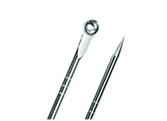 2-Piece Stainless Steel Blackhead & Whitehead Remover Tool Set - Round Loop & Bowl Shape Pimple Popper for Acne Treatment | Non-Slip Grip | Perfect for Facial Care & Skin Cleaning at Home or Salon