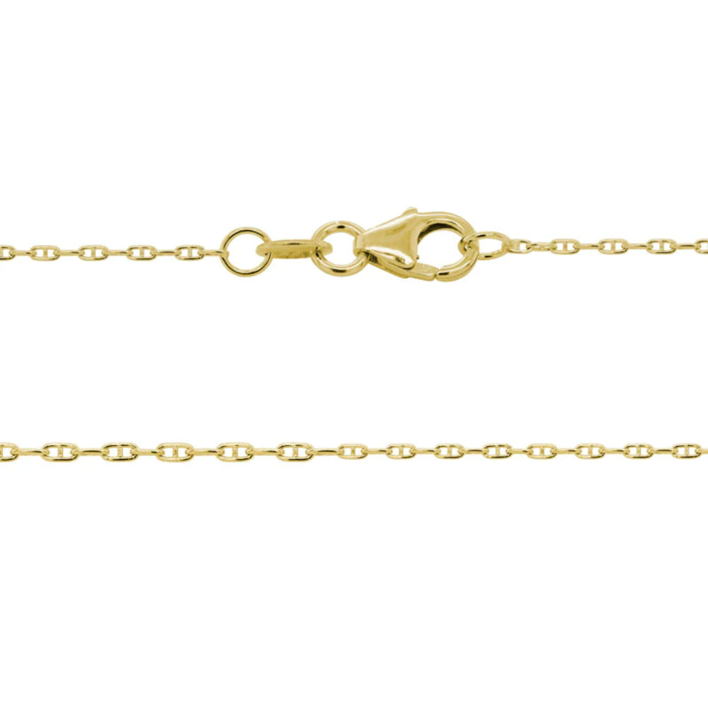 14K Gold Anchor Chain Necklace - 18 Inch Dainty Layering Jewelry for Women, Perfect for Everyday Wear, Gifts & Special Occasions