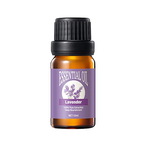 **Lavender Essential Oil 10ml - Aromatherapy Massage Oil for Relaxation & Stress Relief, Natural Turpentine Oil for Scraping Therapy, Perfect for Home Spa & Wellness**