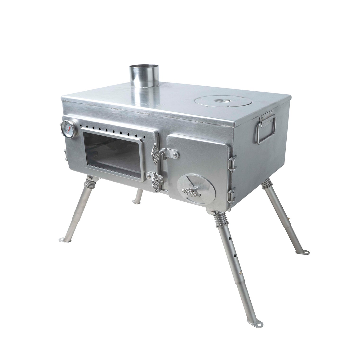 Woodlander Large Outdoor Pizza Oven Stove - Perfect for Backyard Cooking, Camping & Outdoor Parties