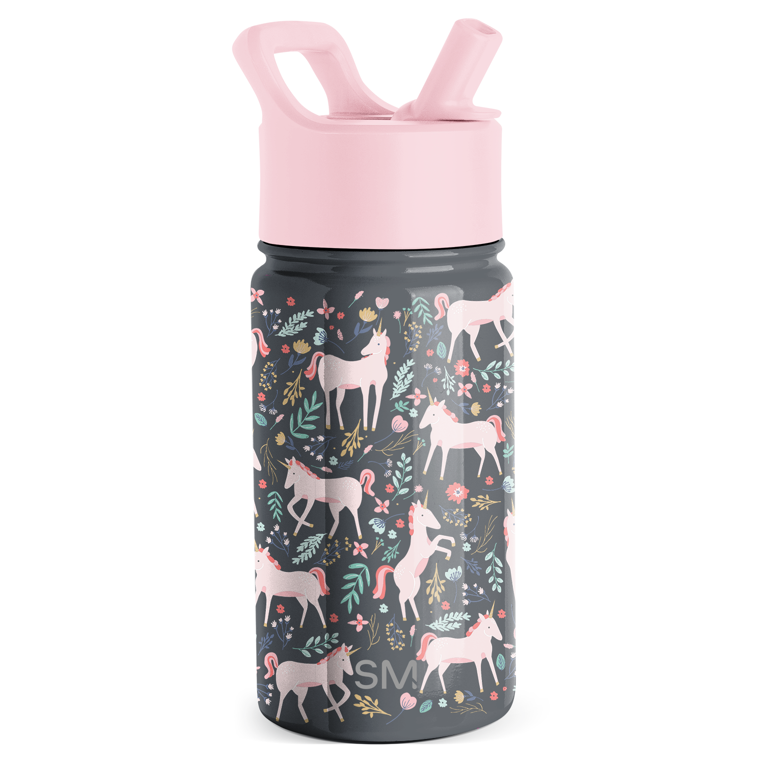 Summit Kids Water Bottle with Straw Lid - BPA Free, Leak Proof, Insulated Stainless Steel Bottle for School, Sports & Outdoor Activities