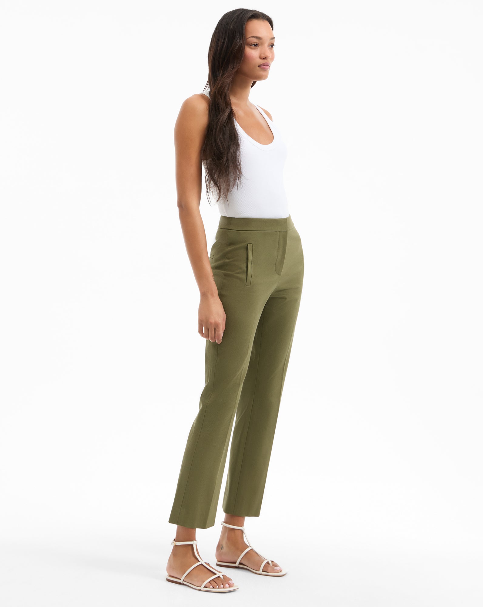 Arte Kick Flare Pants - Women's High Waisted Wide Leg Trousers for Casual & Office Wear | Trendy Comfortable Stretch Fabric