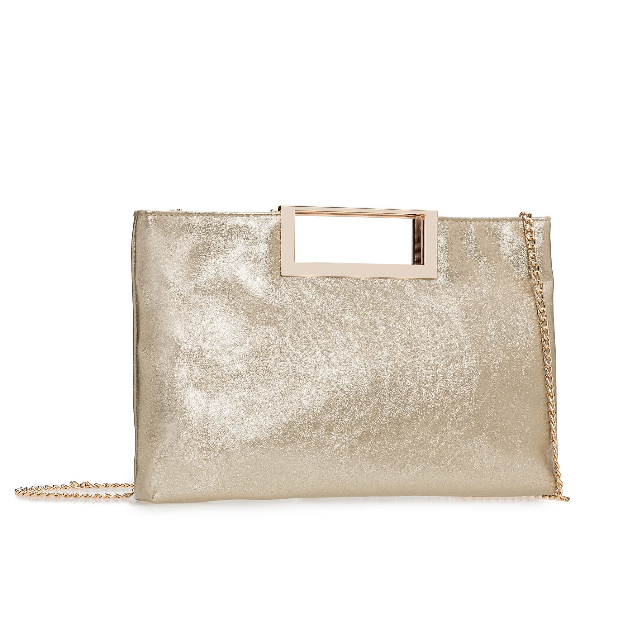 Stylish Women's PU Leather Convertible Clutch Handbag Purse - Fashionable Crossbody & Shoulder Bag for Work, Party & Daily Use
