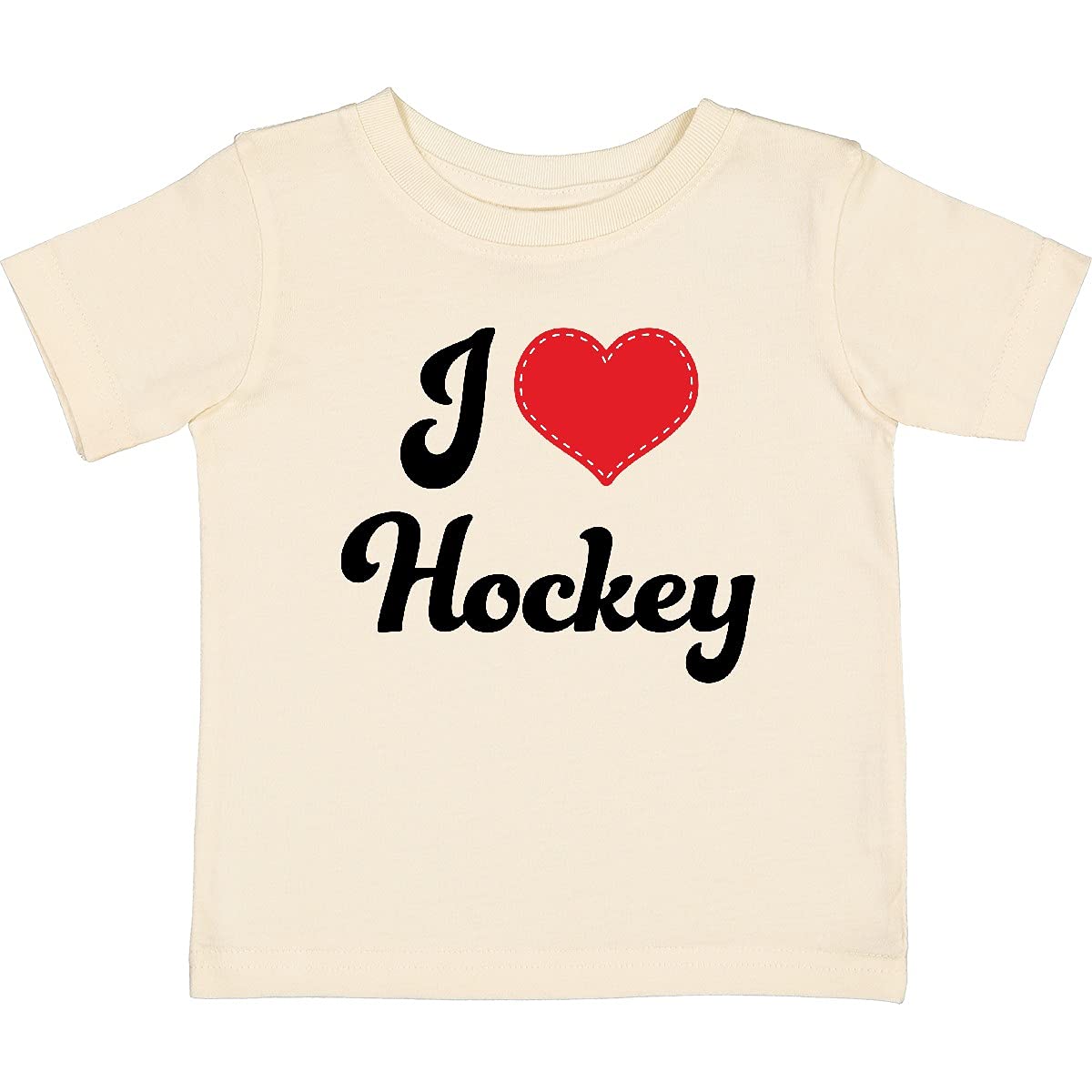 Inktastic I Love Hockey Baby T-Shirt - Cute Hockey Fan Outfit for Toddlers & Infants - Perfect for Game Day, Family Photos & Sports Events