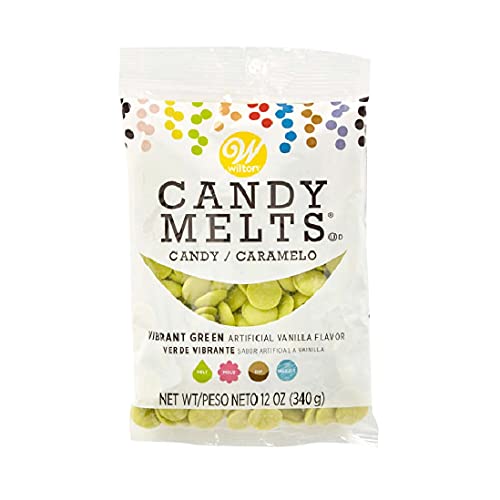 Vibrant Green Melts Candy - 12 Oz Bag | Delicious Soft Candy for Parties, Gifts & Snacking | Fun & Colorful Treat for Kids & Adults