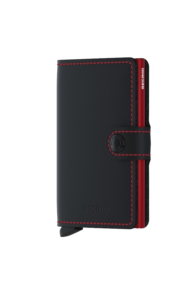 SECRID Miniwallet Matte - Slim RFID Blocking Leather Wallet for Men & Women | Perfect for Travel, Business & Everyday Use