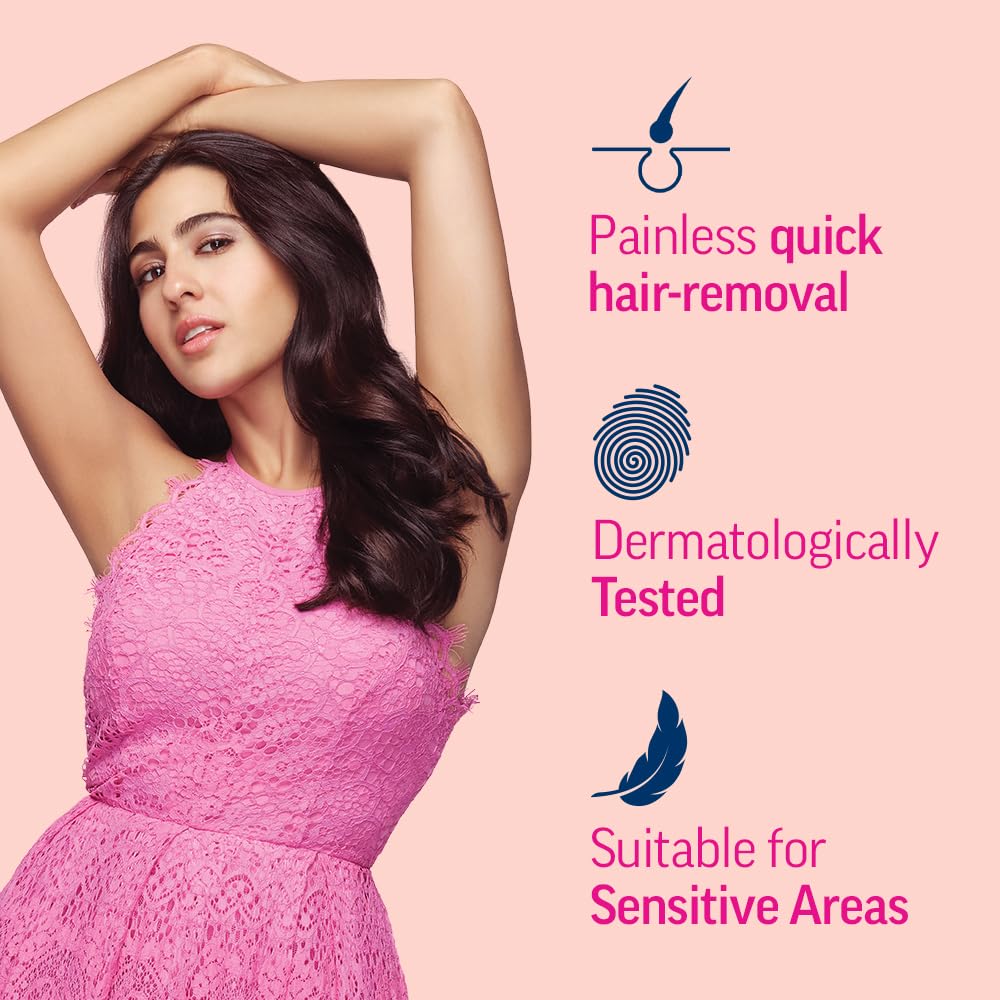 Veet Silk & Fresh Hair Removal Cream for Women - 100g, Pack of 1 | Gentle Depilatory Cream for Normal Skin | Smooth Legs, Underarms & Bikini Line at Home