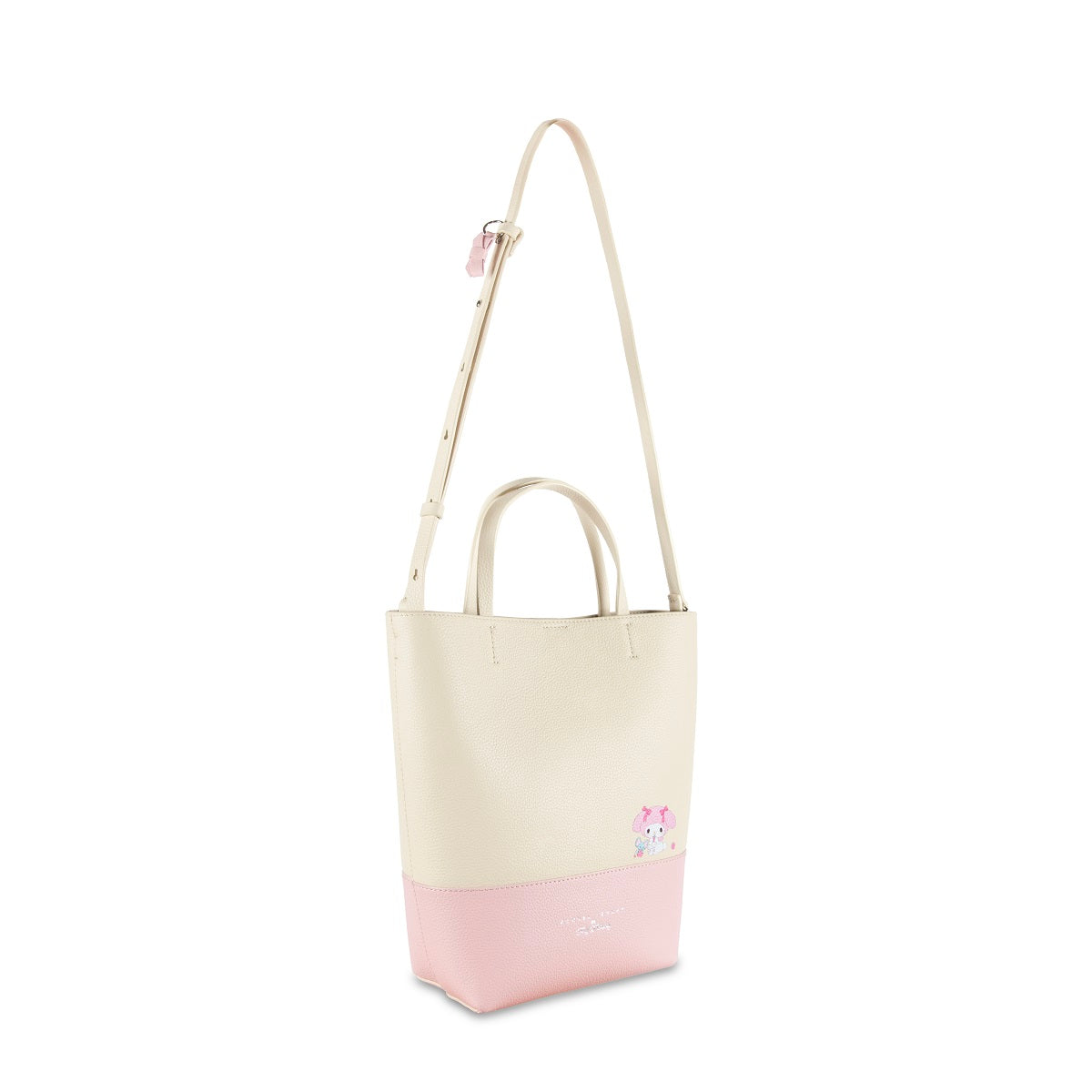 Samuel Ashley x Sanrio Characters Genuine Leather Tote Bag - Stylish Handbag for Women, Cute Kawaii Shopping Bag for Work, Travel & Daily Use