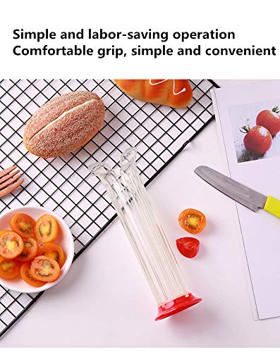 Strawberry Slicer & Grape Cutter - Adjustable Fruit Slicer for Small Tomatoes, Cherries, and Fruit Salad Prep - Perfect for Pizza Toppings, Smoothie Bowls, and Party Platters