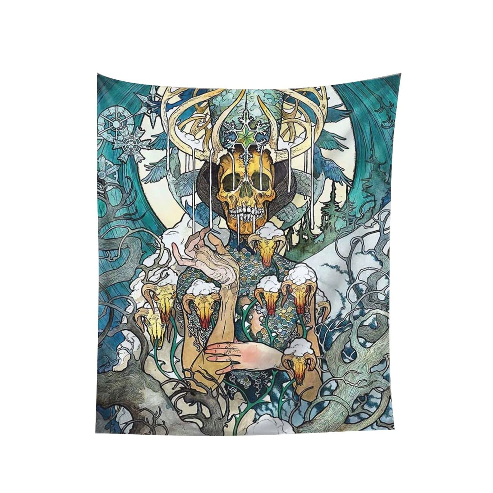 Baroness Tapestry Wall Hanging - Bohemian Decor for Bedroom, Living Room & Dorm - Handmade Cotton Art Tapestry for Home Decor, Yoga Studio & Meditation Space