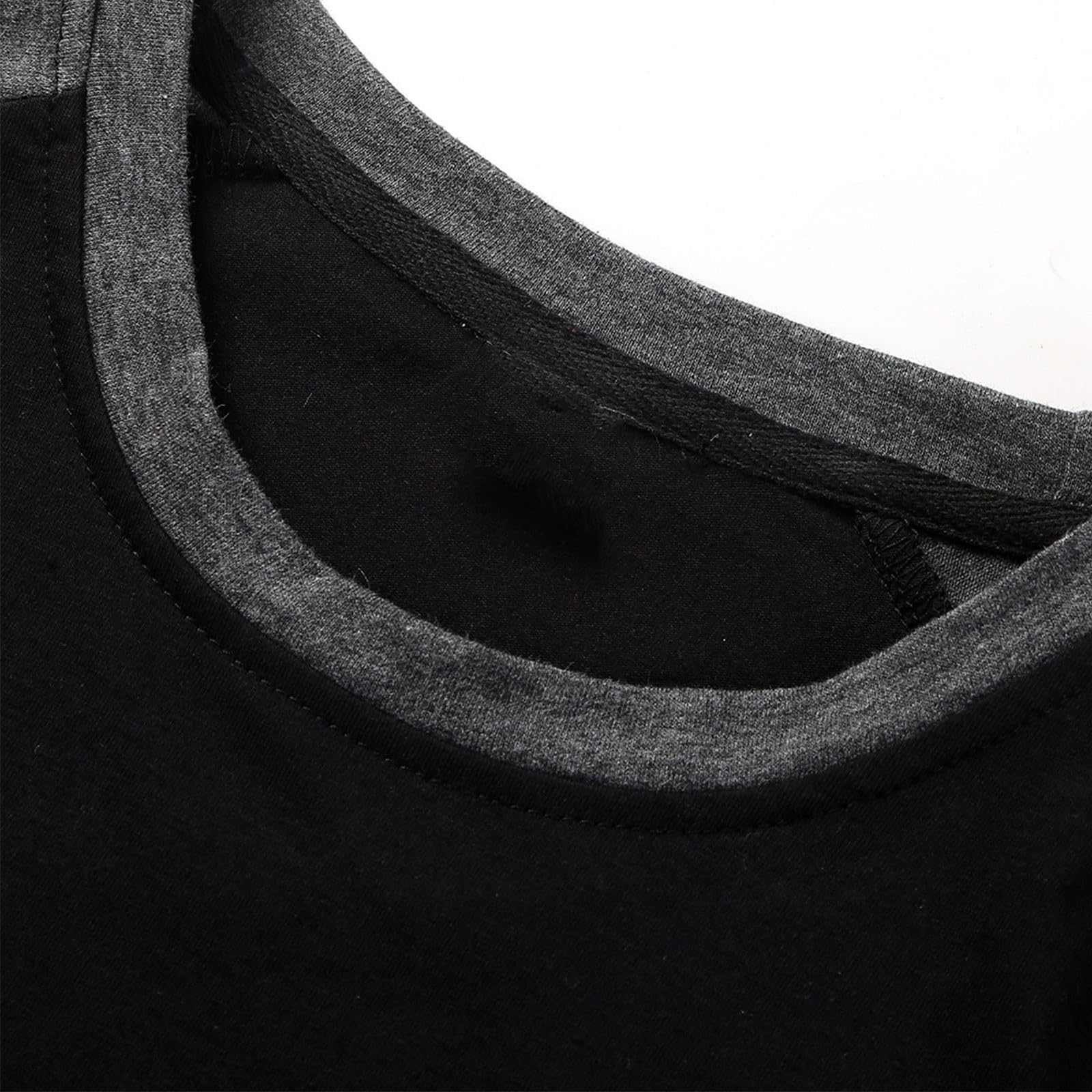 VALSEEL Men's Raglan Sleeve Baseball T-Shirt - Casual Long Sleeve Active Sports Tee for Workout & Gym - Breathable Regular Fit Shirt for Baseball, Running, and Everyday Wear