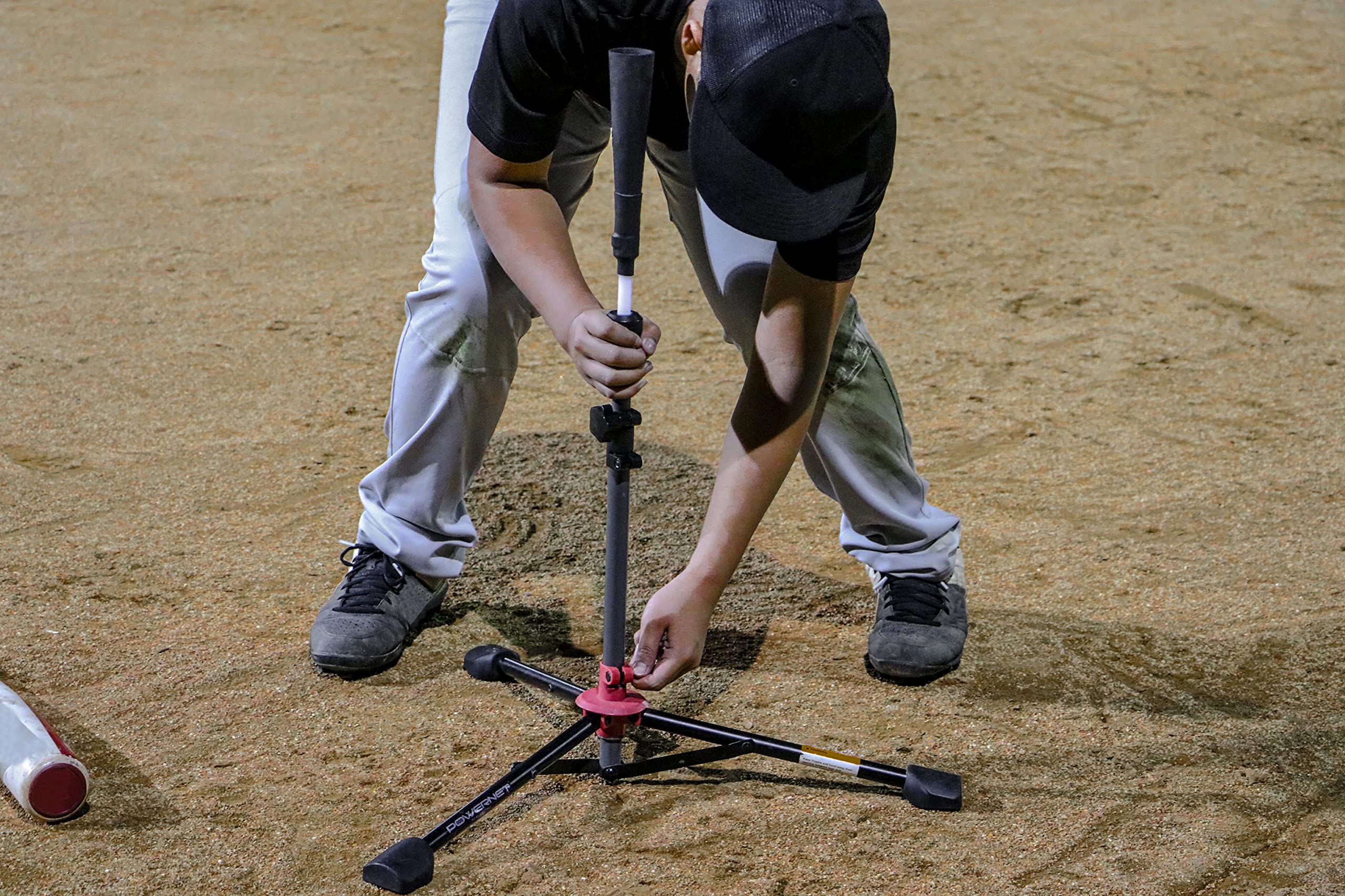Corbin Carroll 7x7 Baseball & Softball Practice Net with Travel Tee & 12 Baseballs - Hitting, Pitching, Batting & Fielding Training Equipment for Youth & Adults - Perfect for Backyard, Field & Indoor Practice