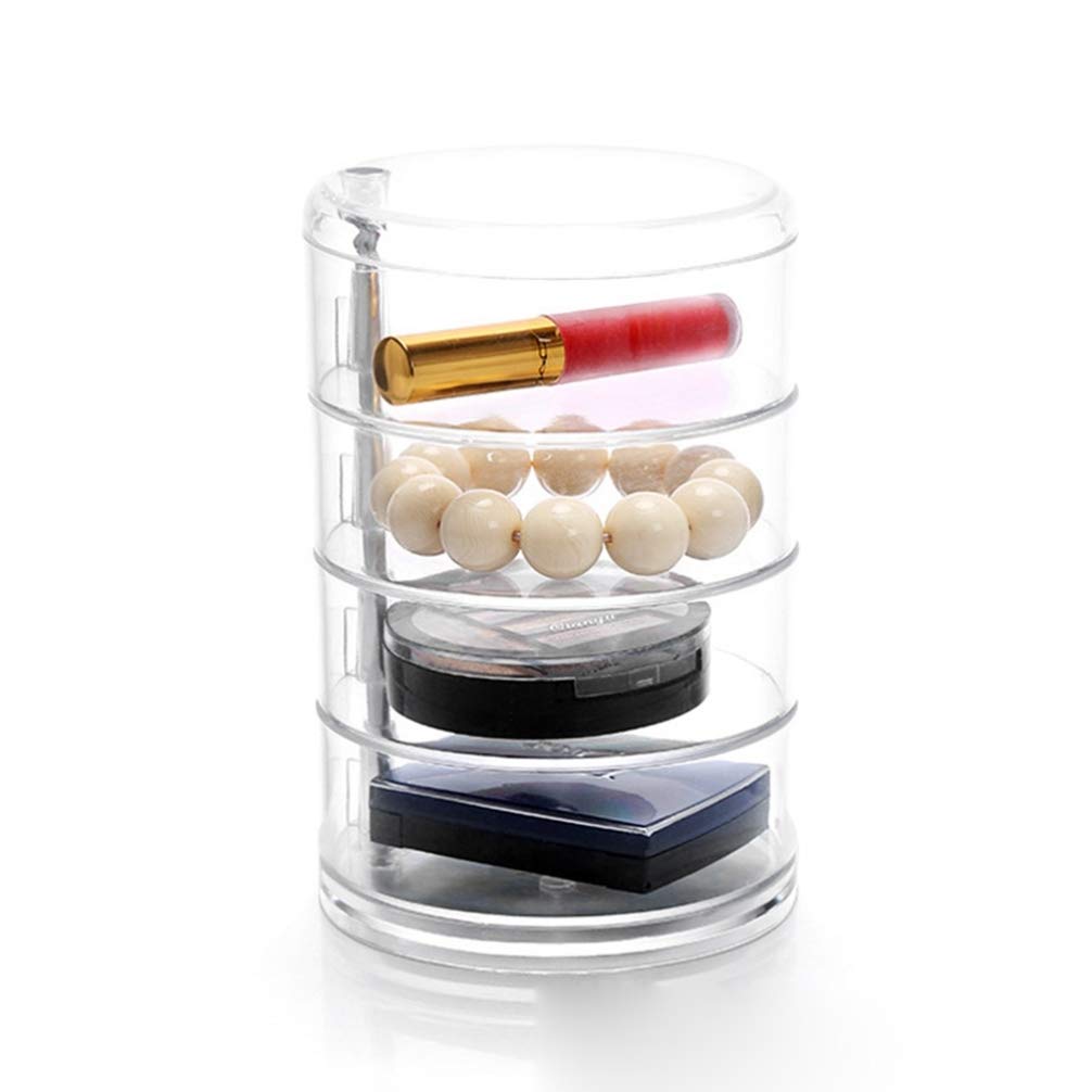 Cabilock 2-Piece Transparent Spiral Earring Storage Organizer - Jewelry Box & Pill Case - Perfect for Travel, Home, and Office Organization