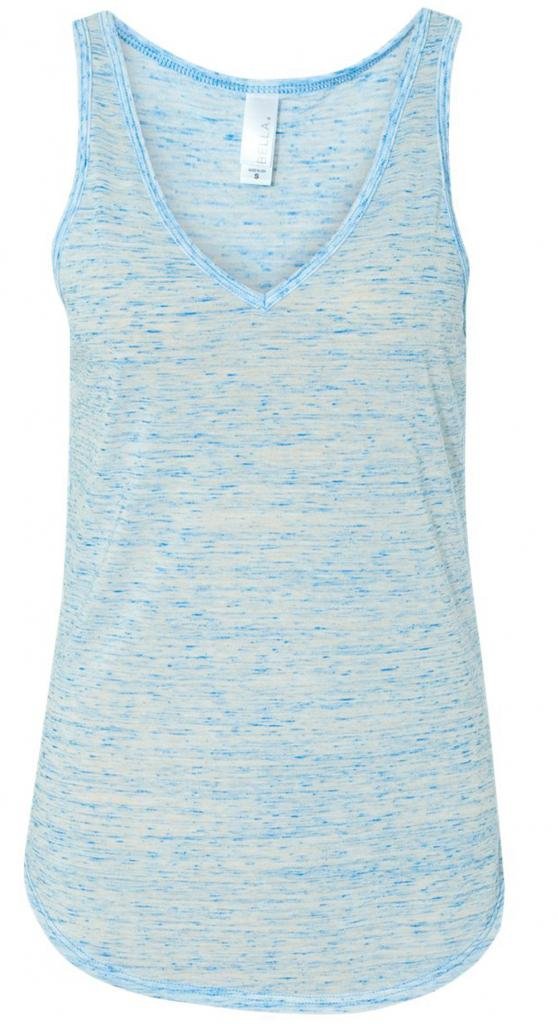 Women's Flowy V-Neck Yoga Tank Top - Breathable Workout Top for Yoga, Pilates & Gym - Comfortable Stretchy Activewear for Women
