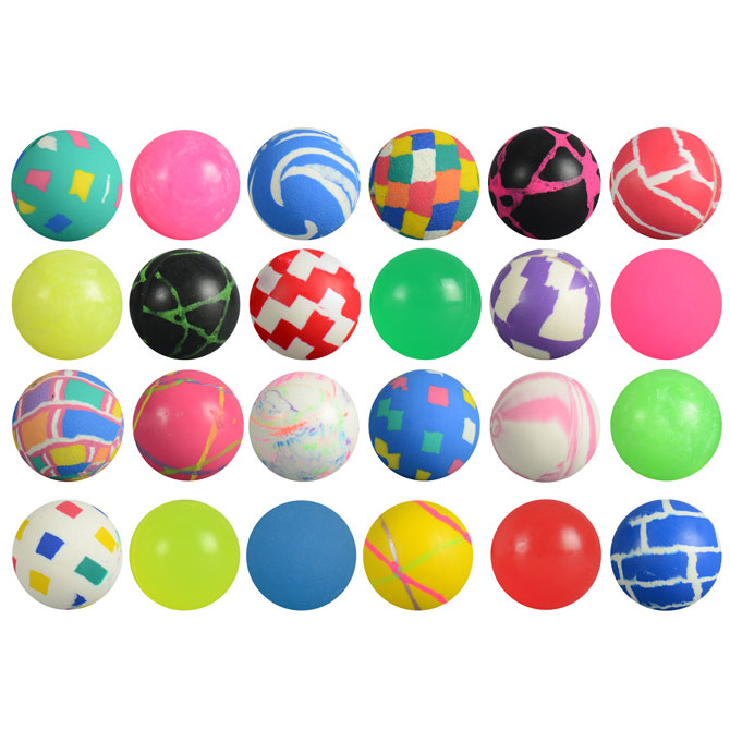32mm Bouncy Balls - High Bounce Rubber Balls for Kids Party Favors, Classroom Rewards & Outdoor Games (Pack of 50) - Perfect for Birthday Parties, School Activities and Stress Relief