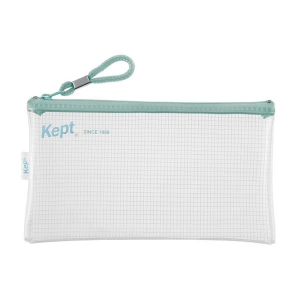 Raymay Fujii Clear Pen Case - Transparent Pencil Pouch for School, Office & Travel - Organize Pens, Pencils & Stationery - Durable Plastic Storage for Students & Professionals