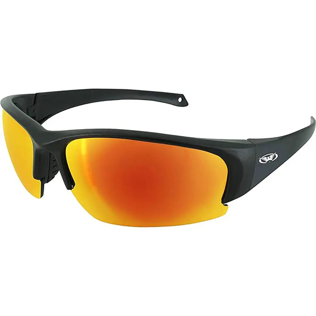 Global Vision Eyedol GT Motorcycle Sunglasses - Polarized UV Protection Goggles for Men & Women - Ideal for Riding, Cycling, and Outdoor Sports
