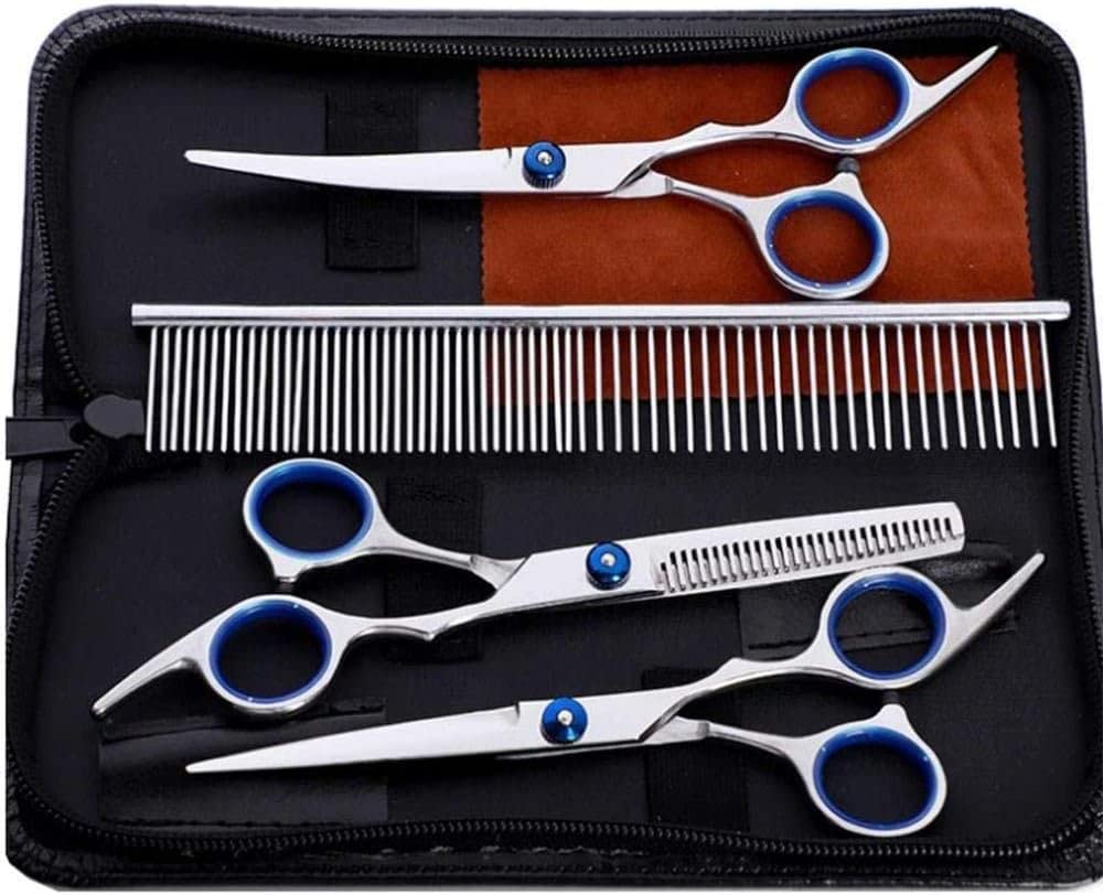 6 Inch Professional Barber Scissors - Hairdressing Shears & Household Hair Clippers Set for Salon & Home Use | Perfect for Hair Cutting, Styling & Trimming