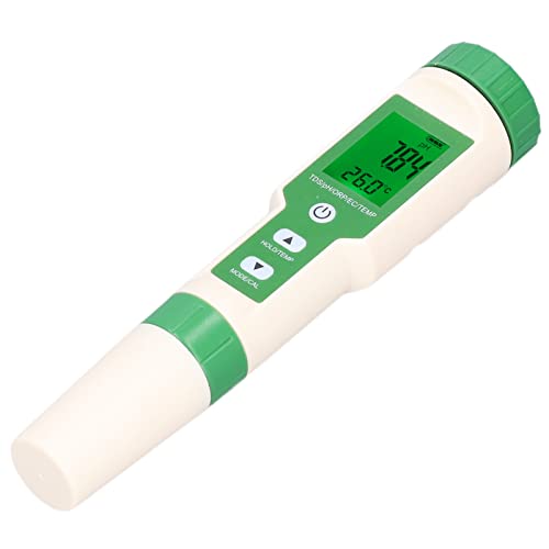 High Accuracy Water Quality Monitor with Detachable PH Tester & Temperature Compensation | Industrial & Home Use | Perfect for Aquariums, Pools, and Drinking Water Testing