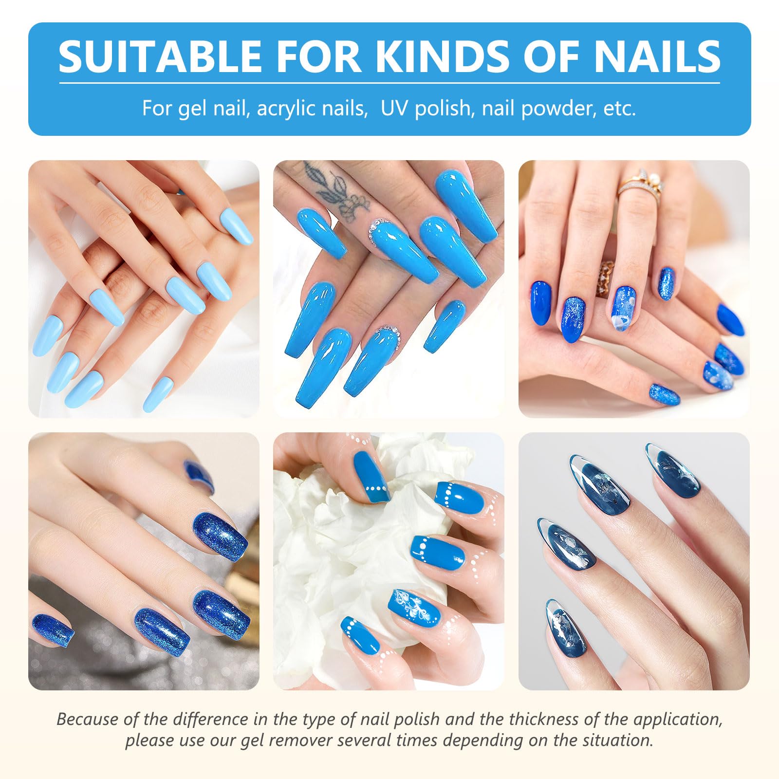 Professional Gel Nail Polish Remover Kit - 0.5 Fl Oz with Nail File & Scraper | Fast Acting Formula Removes Gel Polish in 3-5 Minutes | Gentle on Nails | Perfect for Salon & Home Manicures