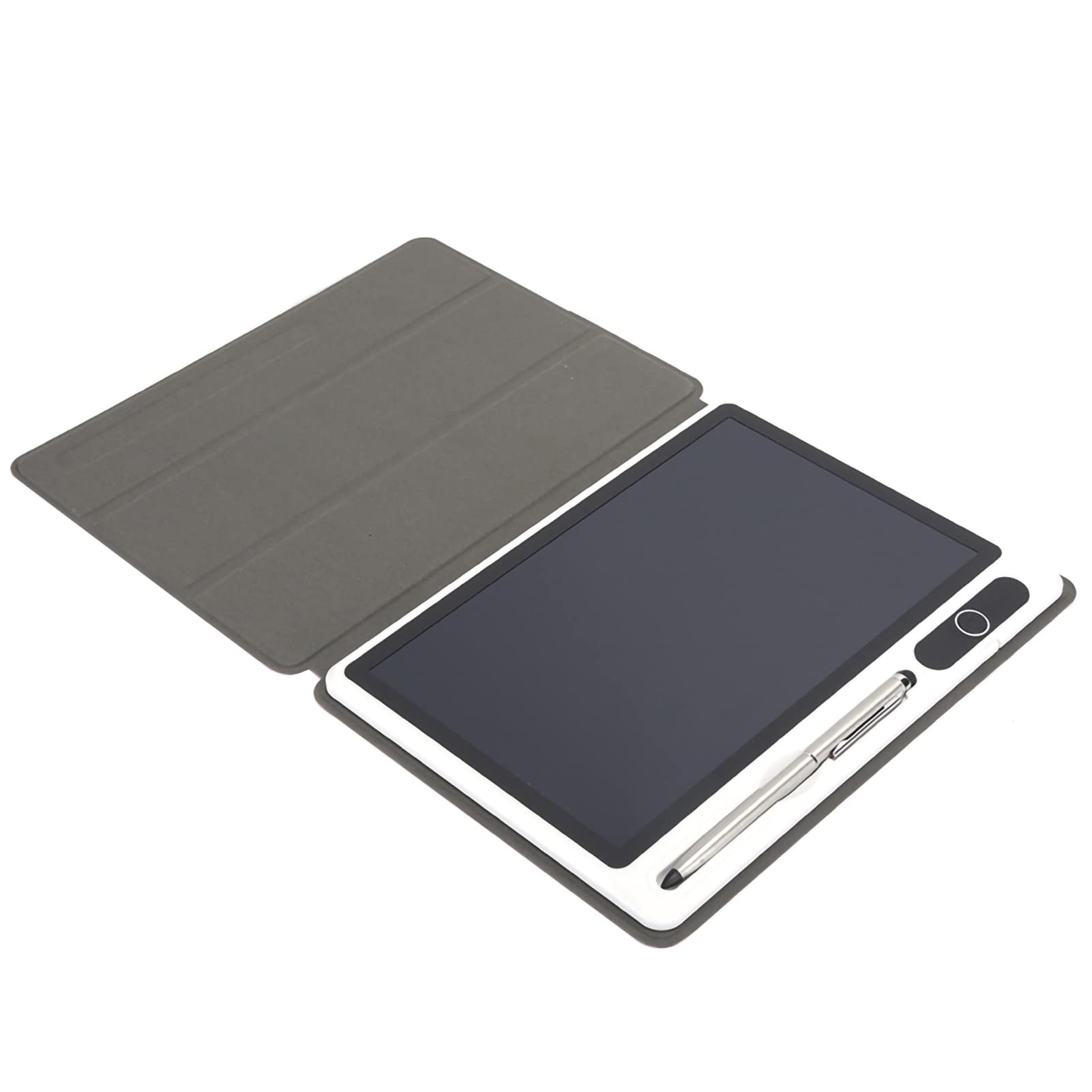 10.1 Inch Digital Notepad for Business - Reusable Writing Tablet with Stylus & Faux Leather Case (Red) - Perfect for Office Meetings, Classroom Notes & Creative Sketching