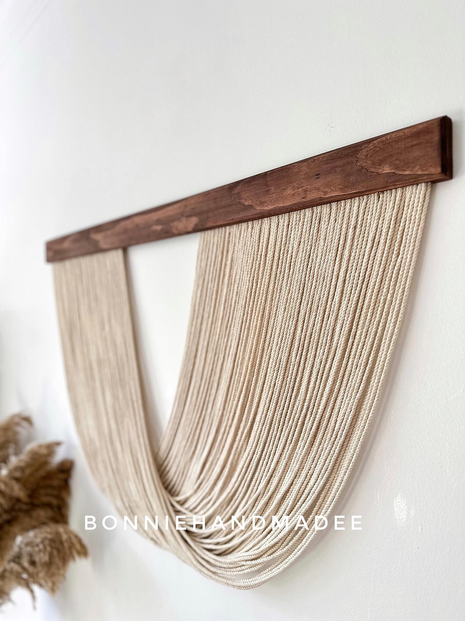 Boho Macrame Wall Hanging - Large Woven Tapestry for Living Room & Bedroom Decor