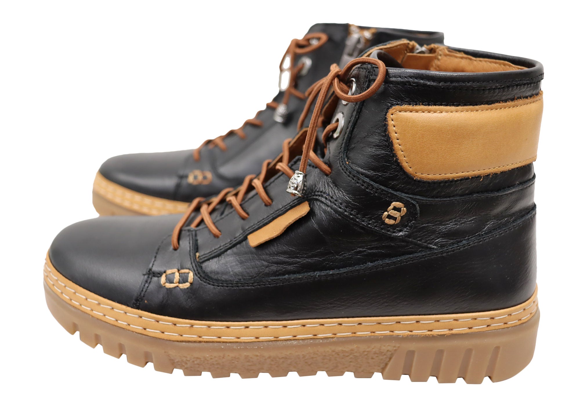 Orizonte Burson Women's European Comfortable Leather Ankle Boots - Stylish & Supportive for Work, Travel & Everyday Wear